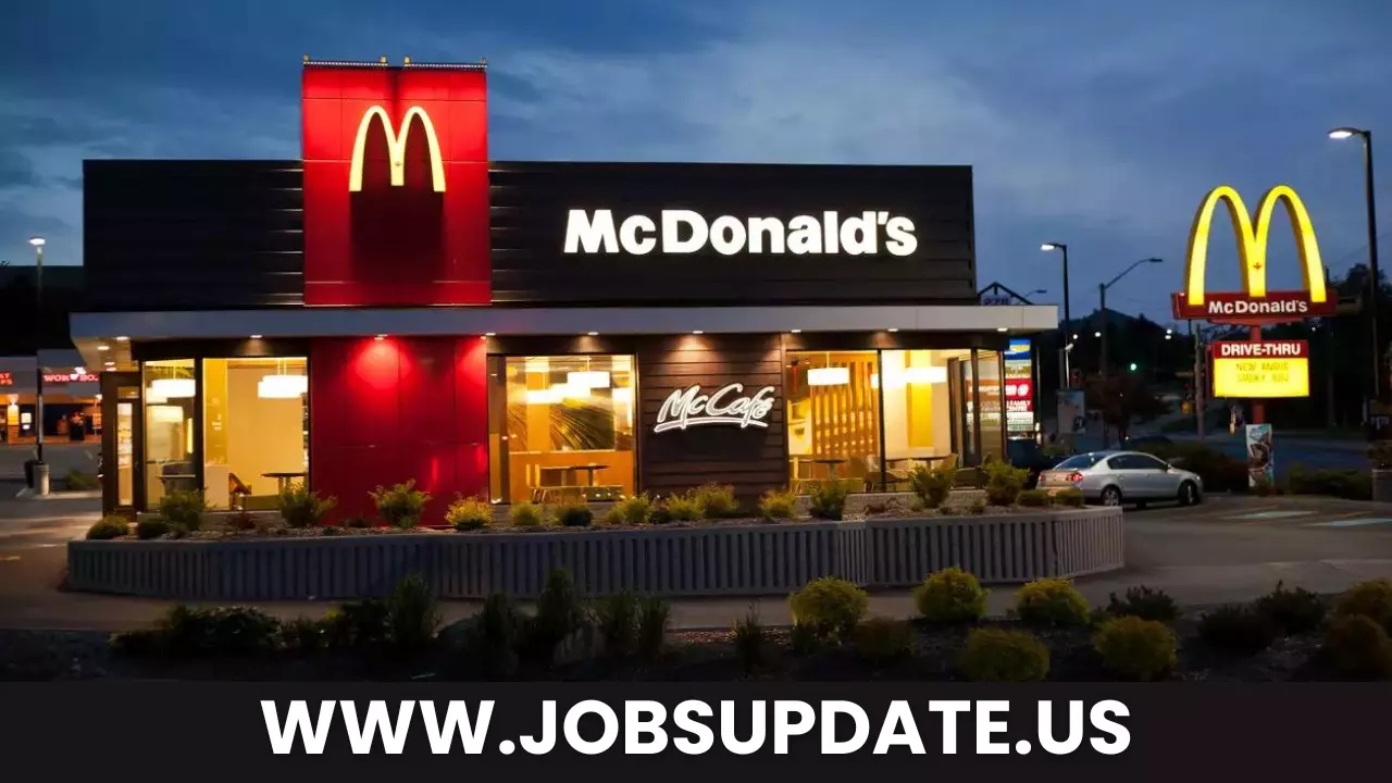 Crew Member (Age 15) Job at McDonald’s 2024
